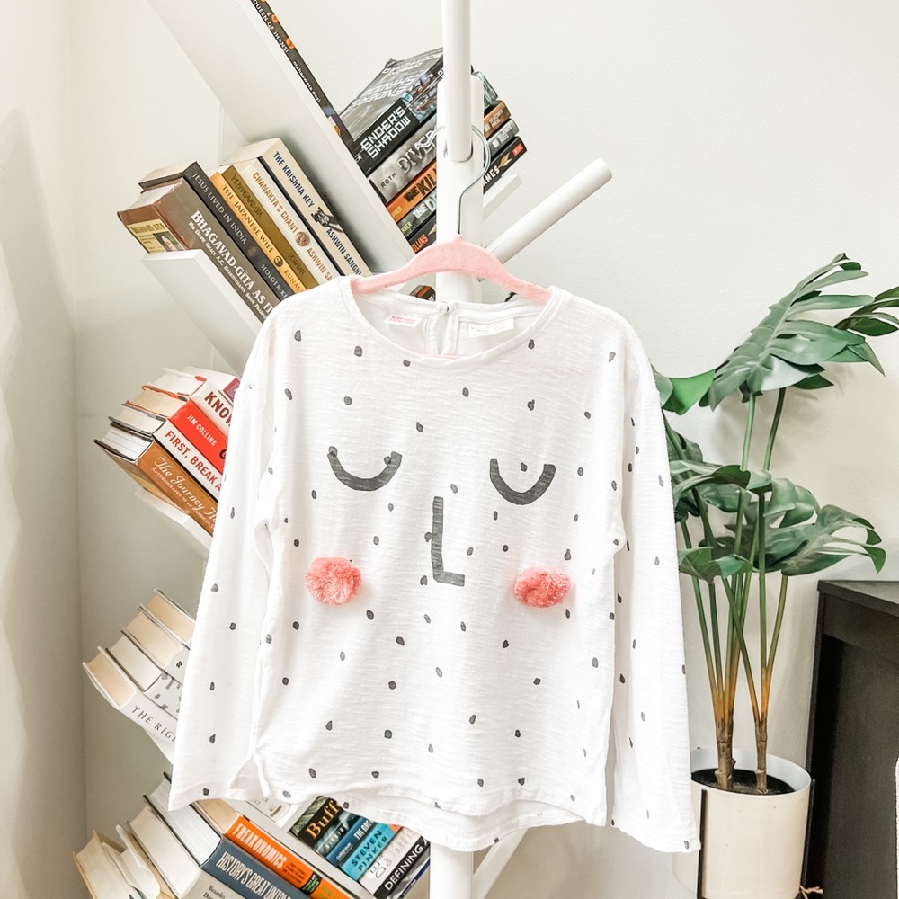 Zara girl’s polka top